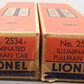 Lionel Vintage O Lionel Lines Aluminum Pullman Cars 2533, 2534 [2] VG/Box