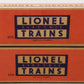 Lionel Vintage O Lionel Lines Aluminum Pullman Cars 2533, 2534 [2] VG/Box