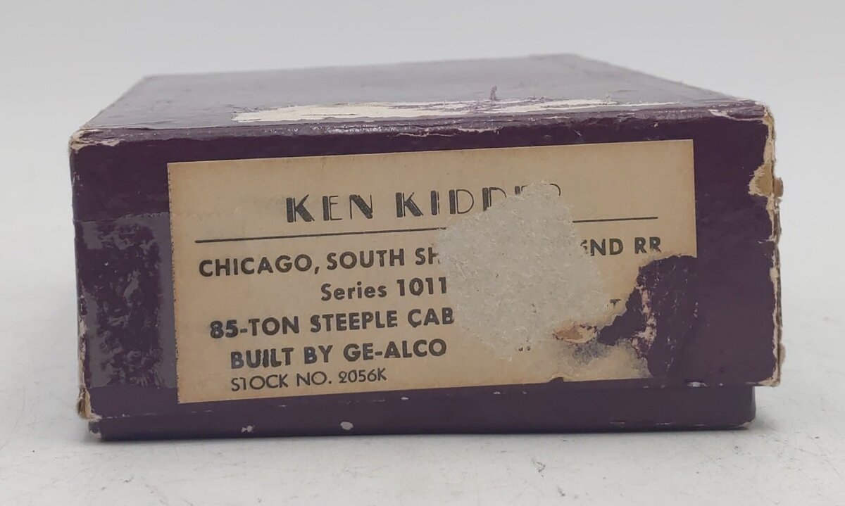 Ken Kidder 2056K HO BRASS 85-Ton Steeple Cab Kit EX/Box