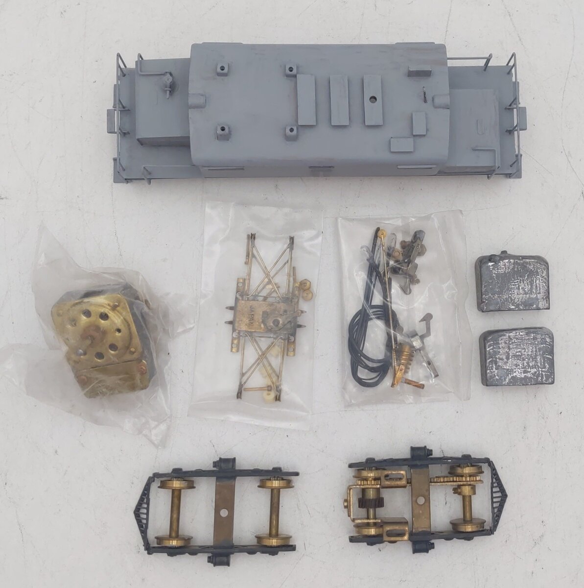 Ken Kidder 2056K HO BRASS 85-Ton Steeple Cab Kit EX/Box