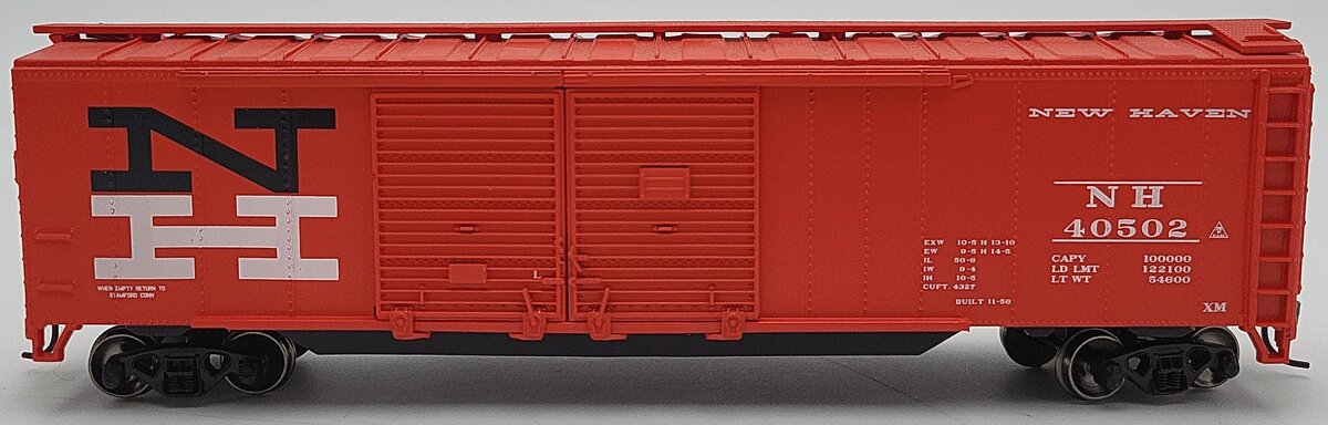 Athearn 92431 HO Scale New Haven 50' Double Door Box Car #40502 LN/Box