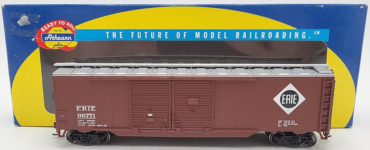 Athearn 92458 HO Erie 50' Express Box Car #66771 LN/Box