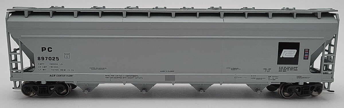Athearn 72267 HO Penn Central ACF Centerflow Hopper #897025 LN/Box