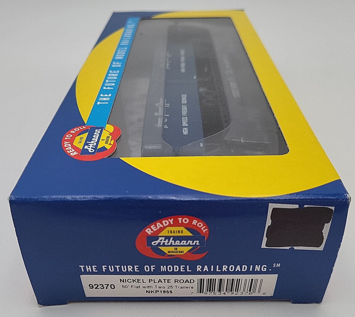 Athearn 92370 HO Scale Nickle Plate Road 50` Flat With Two 25` Trailers #1955 LN/Box