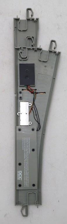 Bachmann 44132 HO Nickel Silver #5 E-Z Command Left-Hand DCC Switch Turnout LN