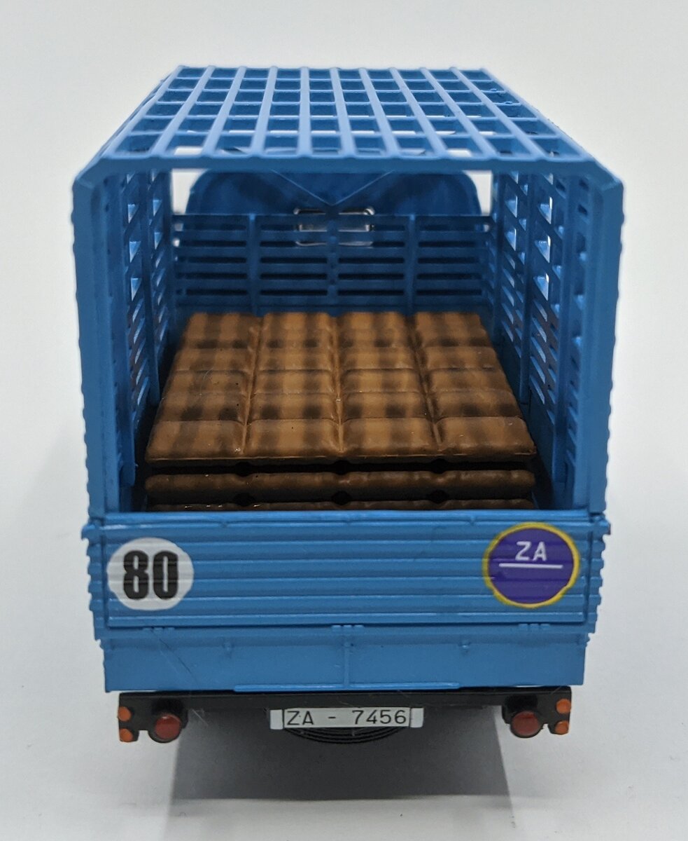 1:43 Diecast Mercedes L319 Truck w/ Cage Cover and Bag Load EX