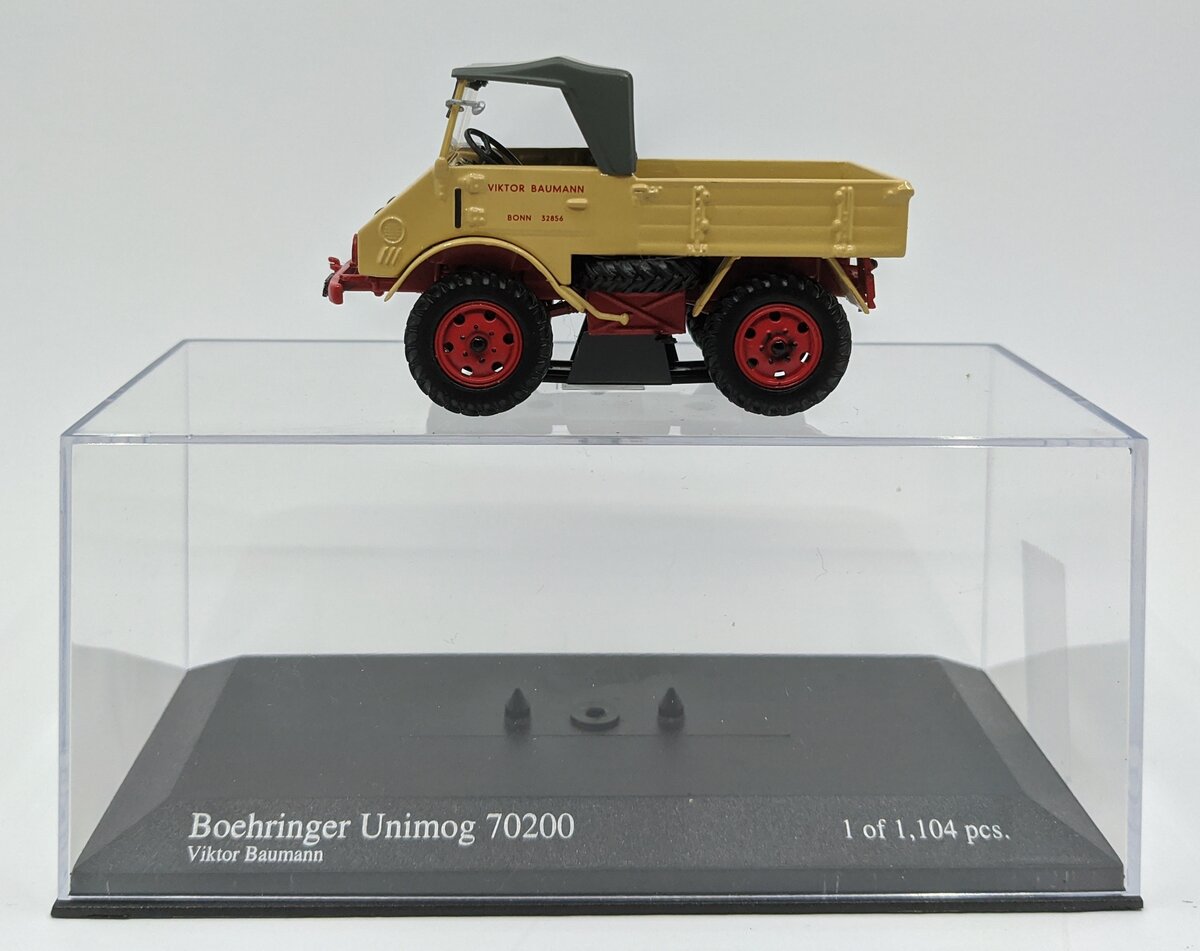 Minichamps 1:43 Diecast Boehringer Unimog 70200 