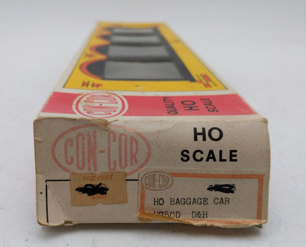 Con-Cor H750D HO Scale Delaware & Hudson 72' Baggage Car EX/Box