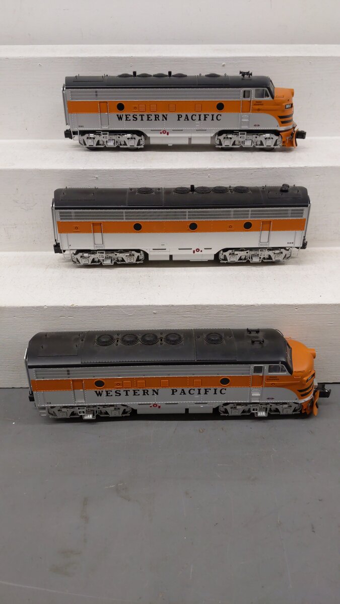 Lionel 6-34513 WP F7 A-B-A Diesel Locomotive Set #918-A/918-B/918-D EX/Box