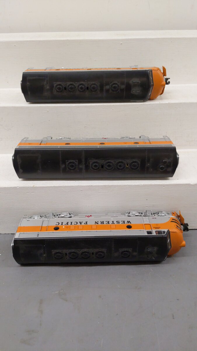 Lionel 6-34513 WP F7 A-B-A Diesel Locomotive Set #918-A/918-B/918-D EX/Box