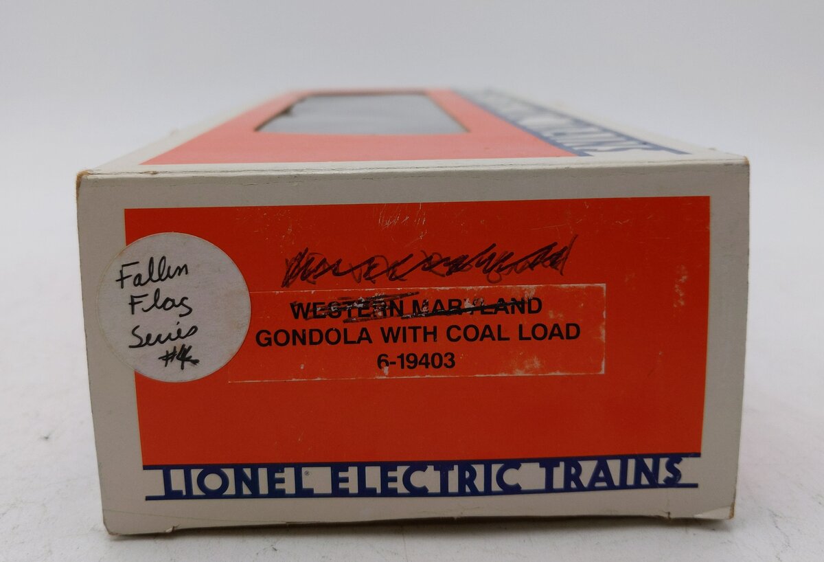 Lionel 6-19403 O Gauge Western Maryland Gondola with Coal Load #19403 LN/Box