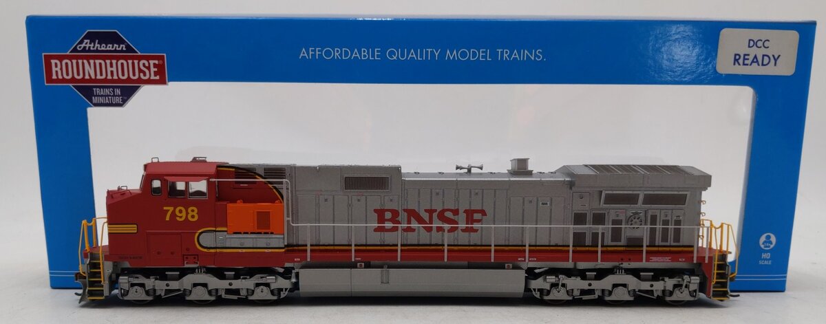 Athearn RND78021 HO Burlington Northern Santa Fe Dash 9-44CW Diesel Loco #798 LN/Box