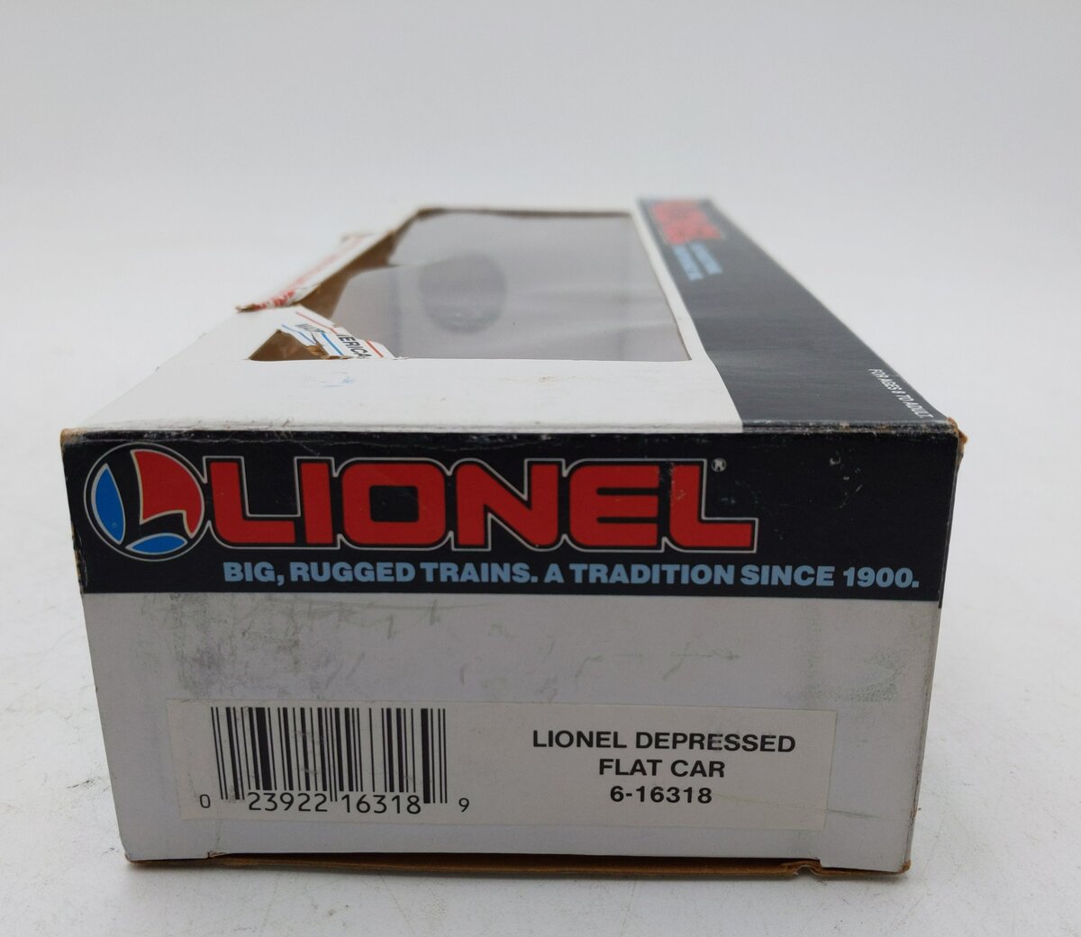 Lionel 6-16318 O Gauge Lionel Lines Depressed Flatcar with Cable Reels LN/Box