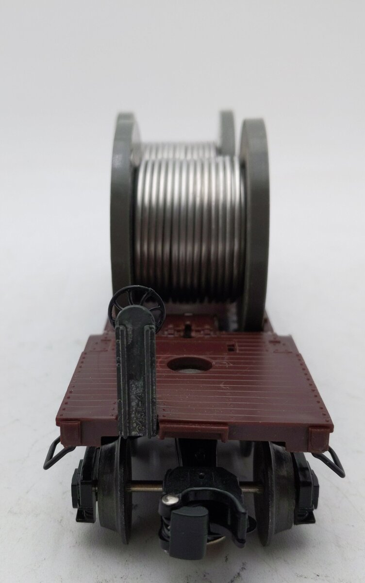 Lionel 6-16318 O Gauge Lionel Lines Depressed Flatcar with Cable Reels LN/Box