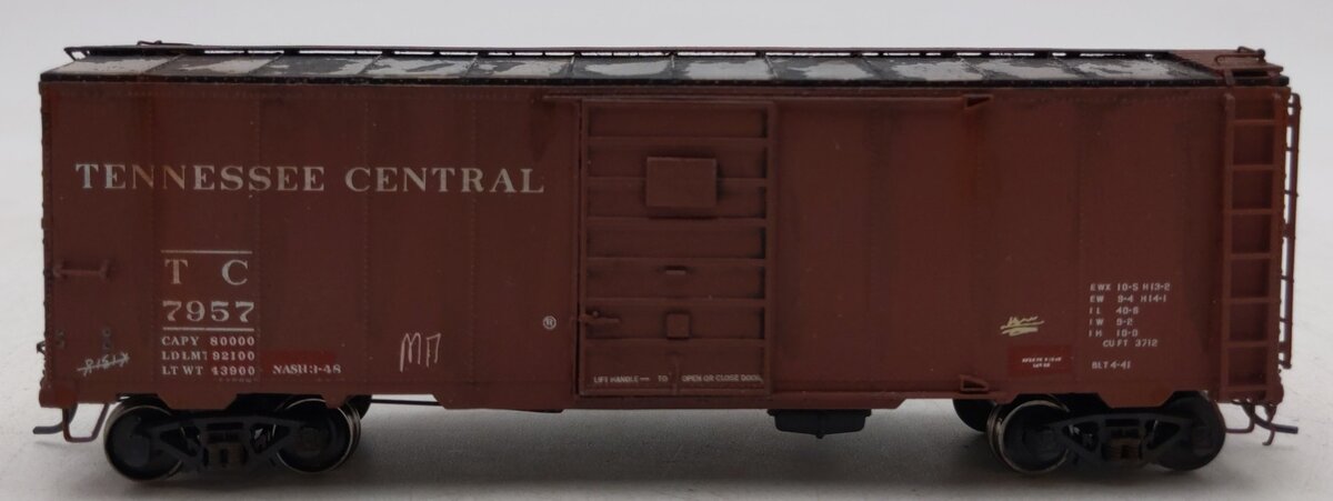 Smoky Mountain Model 87-B1 HO Tennessee Central 1941 PS 40' Boxcar Kit-Assembled/Box
