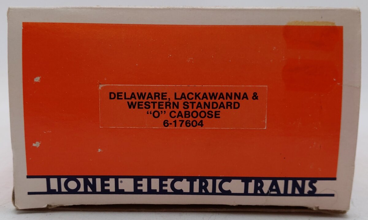 Lionel 6-17604 O Gauge Delaware, Lackawanna & Western Standard Caboose EX/Box
