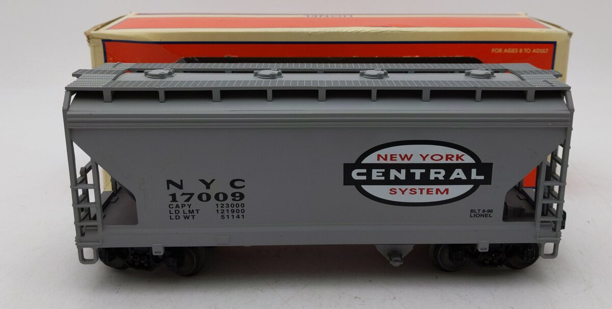 Lionel 6-17009 O Gauge New York Central 2-Bay Hopper Car LN/Box