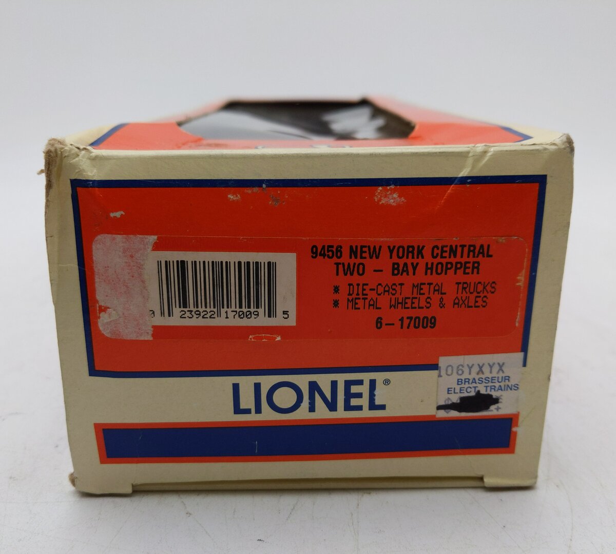 Lionel 6-17009 O Gauge New York Central 2-Bay Hopper Car LN/Box