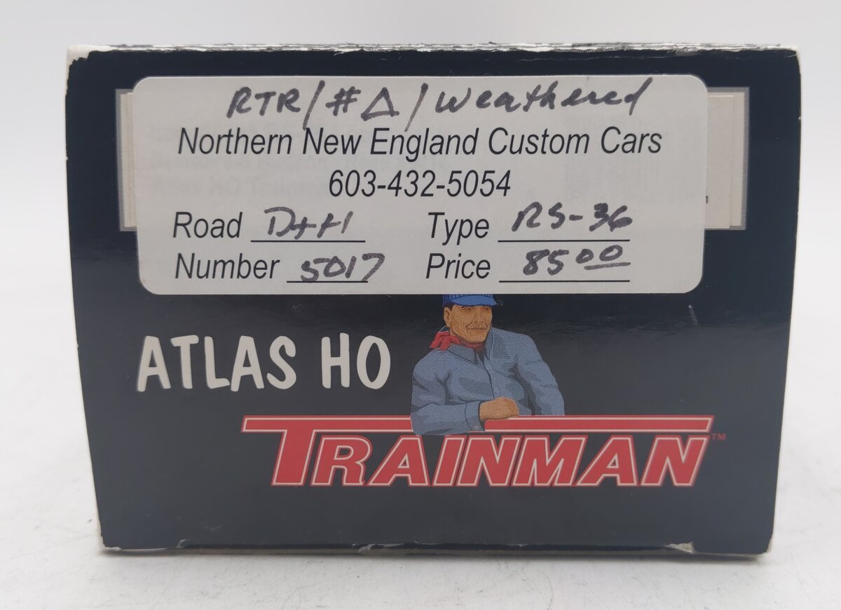 Atlas 10000396 HO Scale D&H RS36 Diesel Locomotive #5017 - Custom/Box