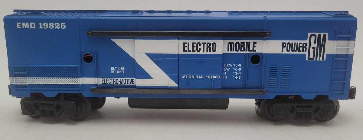 Lionel 6-19825 O Gauge EMD Electric Power Generator Car Set VG/Box