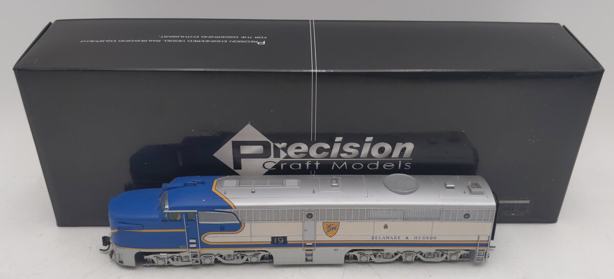 Precision Craft Models 359 HO D&H Alco PA2 Diesel Locomotive W/ DCC & Sound #19 EX/Box