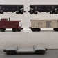 Lionel Vintage O Freight Cars: 3462, 6561, 6357, 6456, 6476-85 [5] VG