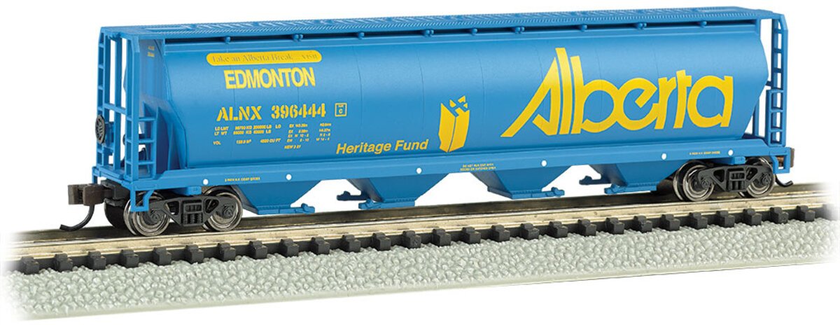 Bachmann 19155 N Alberta 4 Bay Cylindrical Grain Hopper #396444 LN/Box