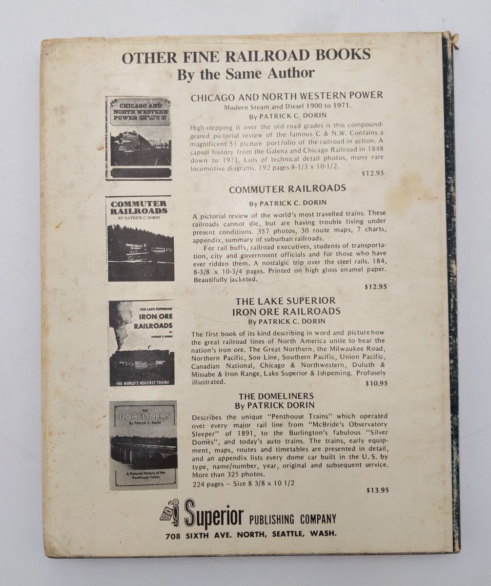 Canadian Pacific Railway Hardcover Book By Patrick C. Dorin