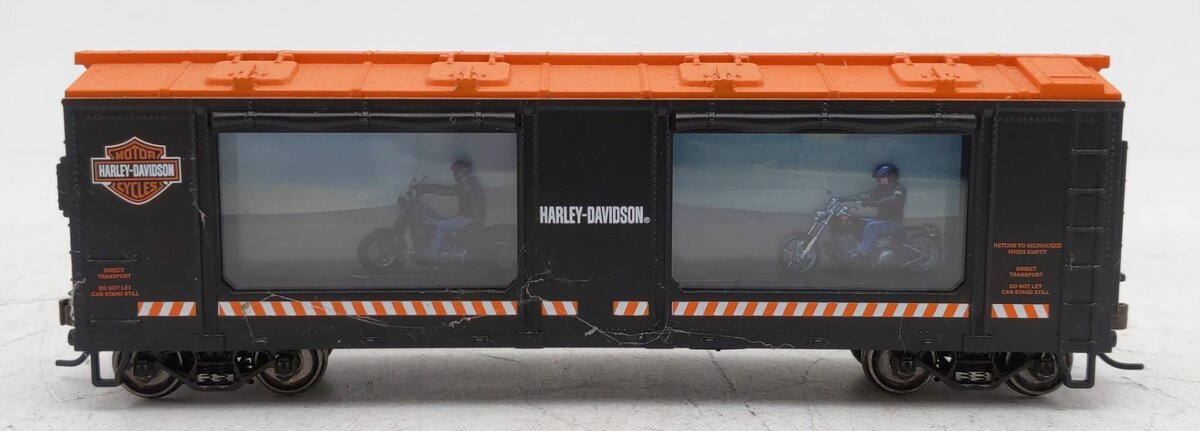 MTH 81-99003 Harley-Davidson HO Scale Operating Action Car EX