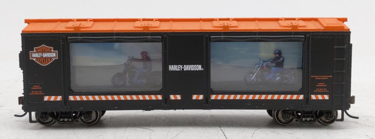 MTH 81-99003 Harley-Davidson HO Scale Operating Action Car EX