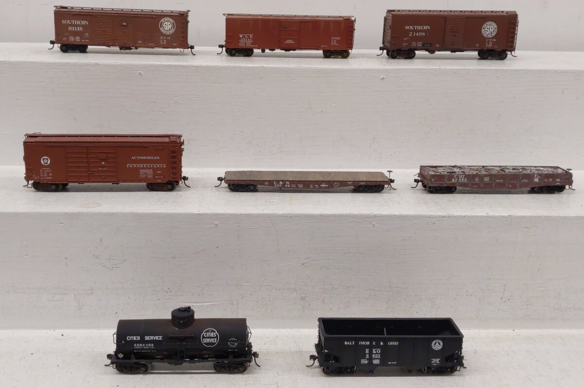 HO Scale Assorted Freight Cars #21498/1148/25133/85542/66915/22006/1133/5823[8]