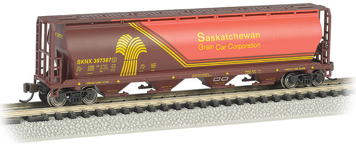 Bachmann 19153 N Saskatchewan 4 Bay Cylindrical Grain Hopper #397387 LN/Box