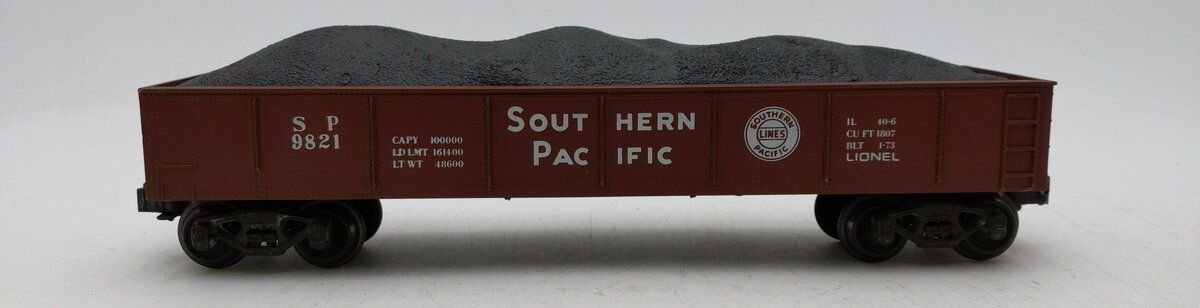 Lionel 6-9821 O Gauge Southern Pacific Gondola w/ Load LN/Box