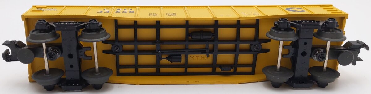 MTH 33-7203 O Chesapeake and Ohio Gondola w/I-Beam Load #33658 EX/Box