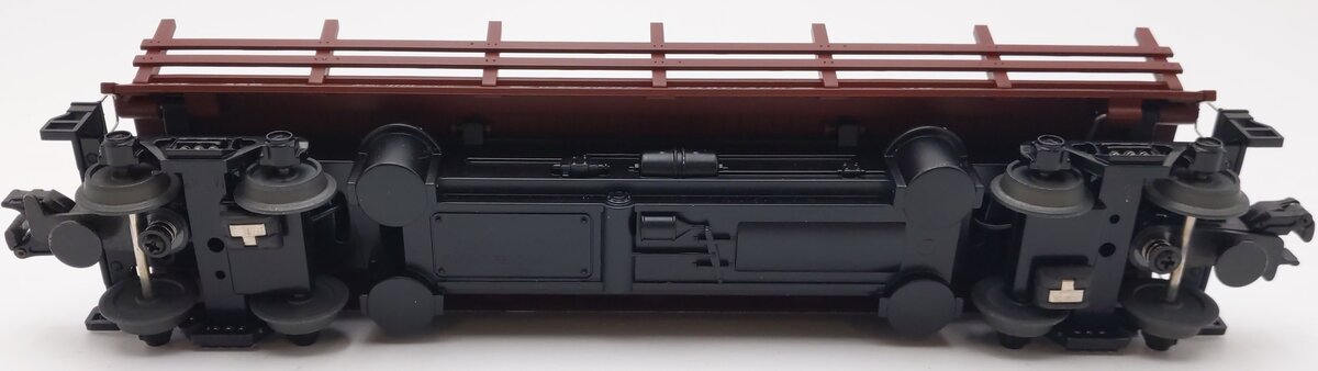MTH 30-7648 O Gauge Western Maryland Operating Log Car w/ Logs #380 EX/Box