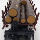 MTH 30-7648 O Gauge Western Maryland Operating Log Car w/ Logs #380 EX/Box