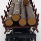 MTH 30-7648 O Gauge Western Maryland Operating Log Car w/ Logs #380 EX/Box