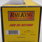MTH 30-50035 O Scale RailKing Yellow Die-Cast Fire Truck EX/Box