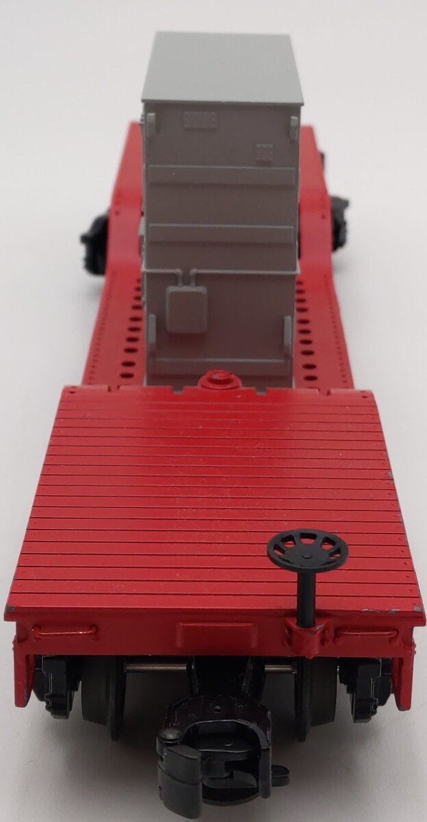 MTH 30-8301 O Gauge Santa Fe Die-Cast Depressed Center Flatcar w/ Transformer VG/Box