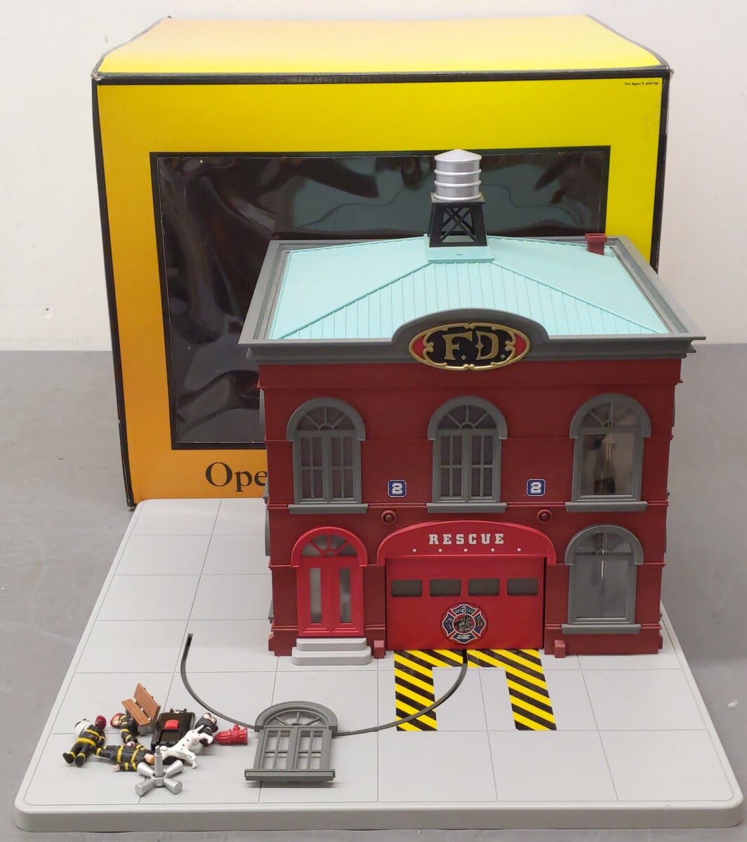 MTH 30-9136 O Operating Firehouse VG/Box