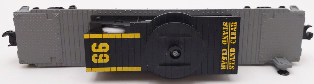 MTH 30-7658 O Gauge MTH Flatcar w Operating Helicopter VG/Box