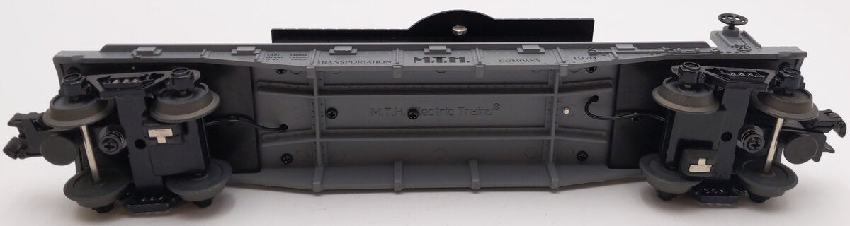 MTH 30-7658 O Gauge MTH Flatcar w Operating Helicopter VG/Box