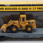 MTH 30-7619 O Gauge MTH Construction Flatcar with Ertl Front End Loader VG/Box