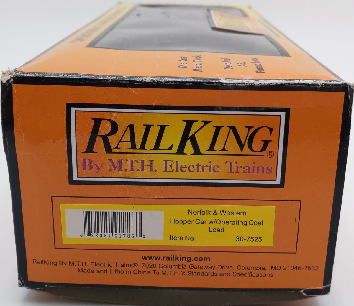 MTH 30-7525 O Gauge Norfolk & Western Operating Hopper Car #12915 EX/Box