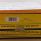 MTH 40-1004 O 31 RealTrax Nickel Silver Right Hand Remote Switch Turnout EX/Box