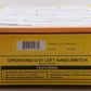 MTH 40-1005 O31 RealTrax Nickel Silver Left Hand Remote Switch Turnout  EX/Box