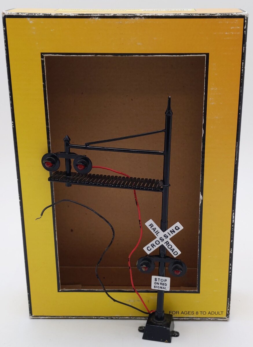 MTH 30-11010 O Scale Operating Crossing Signal VG/Box