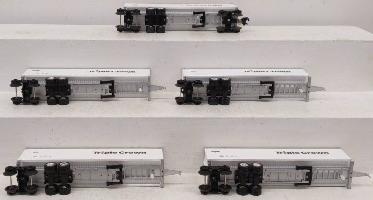 MTH O Gauge Custom Modified Triple Crown Stack Car w/ Load [5]