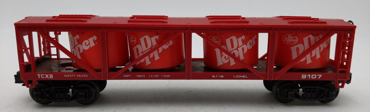 Lionel 6-9107 O Gauge Dr. Pepper Vat Carrier #9107 LN/Box