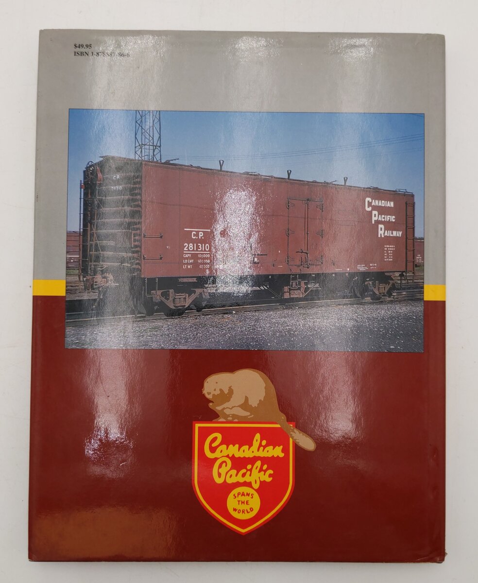 Canadian Pacific CP Railway Railroad Freight Passenger Equipment Hardcover Book VG